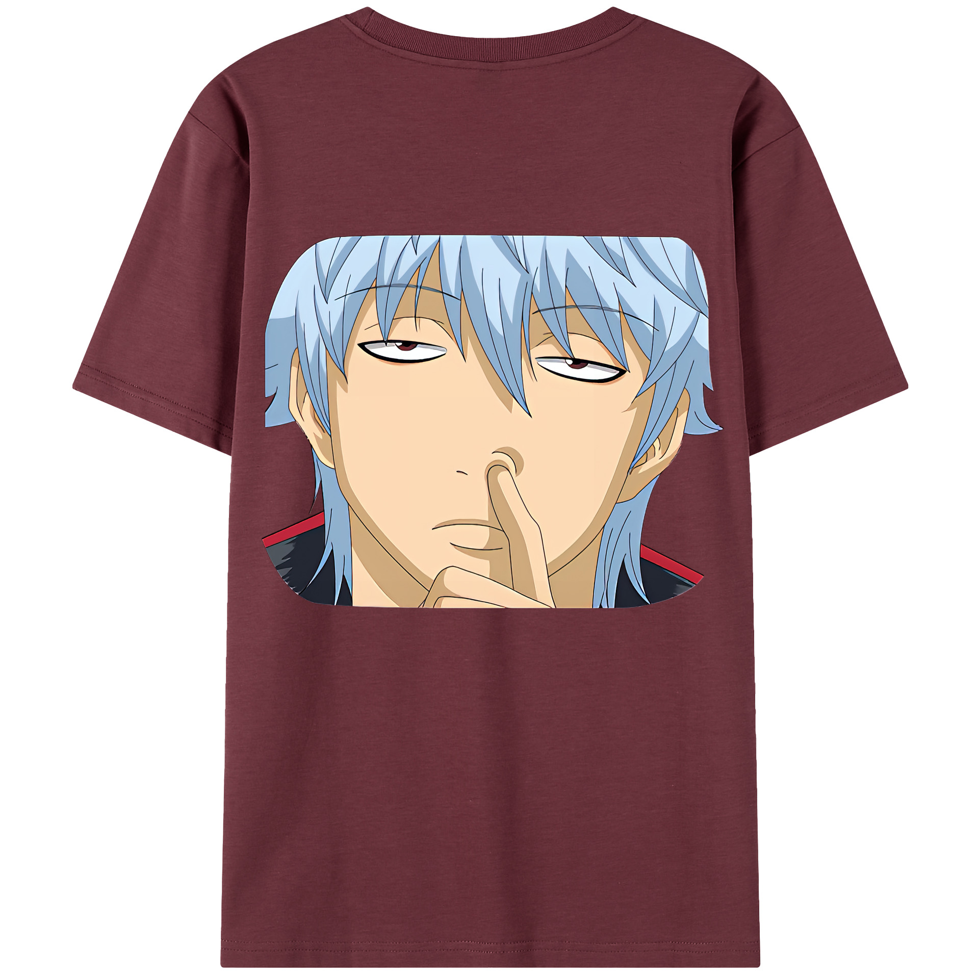 （画像用） ぎんたま 坂田銀時（さかたぎんとき） 神楽 志村新八（しむら しんぱち） GINTAMA Sakata Gintoki Kagura Shimura Shinpachi 綿100％半袖Tシャツ（背面プリント）
